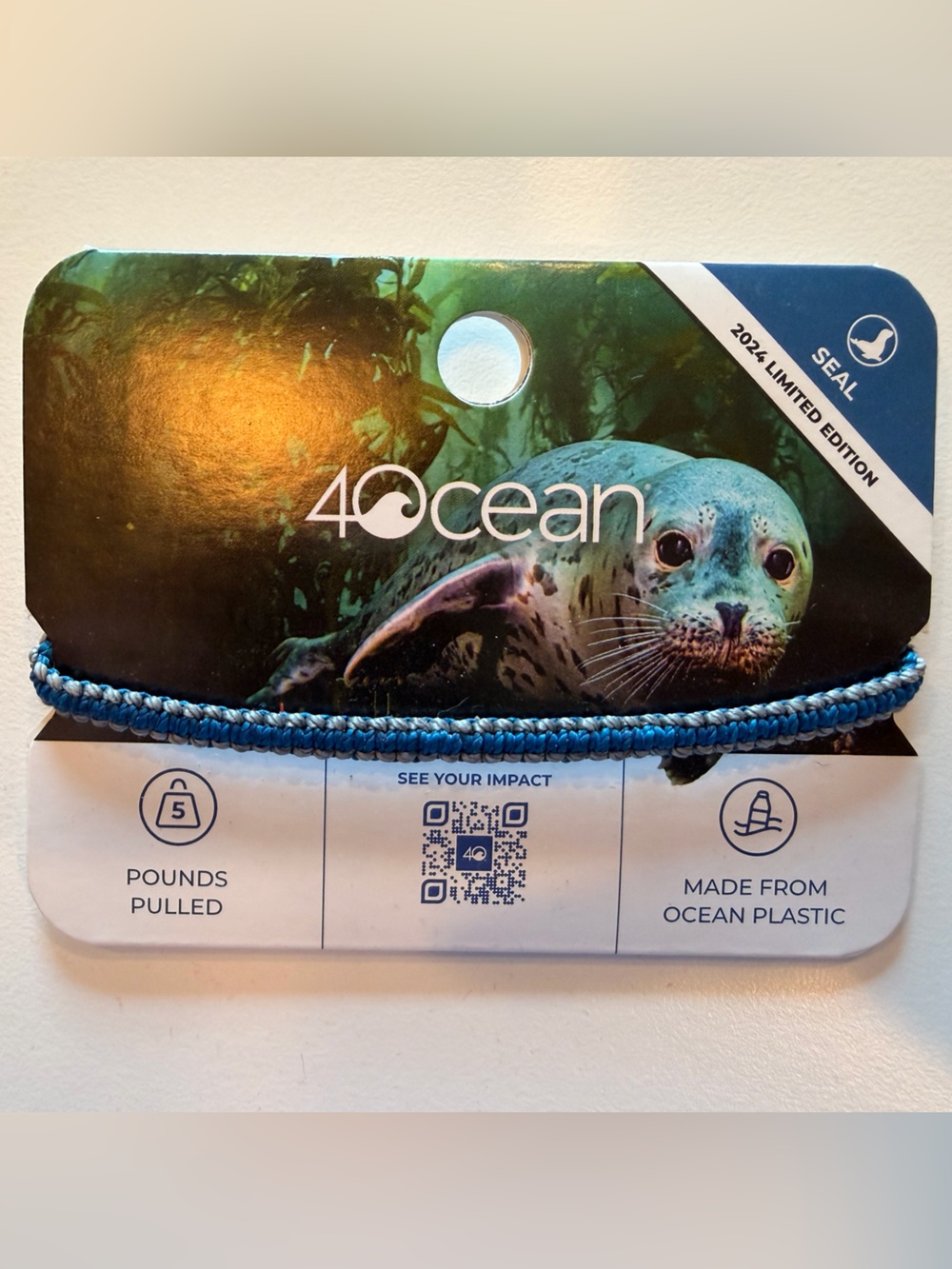 4Ocean Limited Edition Seal Braided Bracelet